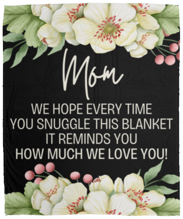 Mom |  Cozy Plush Fleece Blanket - 50x60