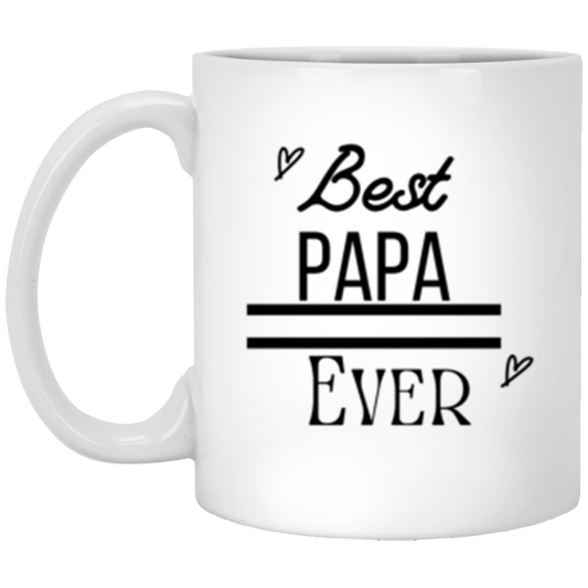Best Papa Ever 11oz White Mug
