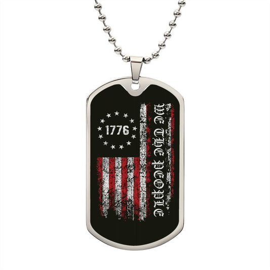 We the People Dog Tag