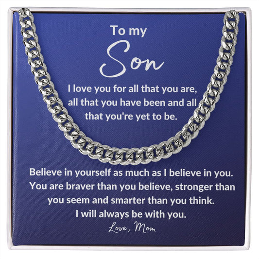 To My Son | All That You Are| Cuban Chain