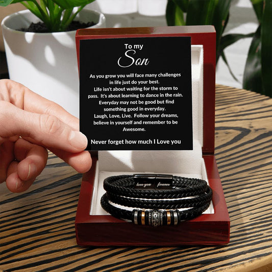 To My Son | As You Grow | Love You Forever Bracelet