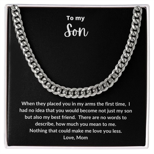 To my Son From Mom / Cuban Chain