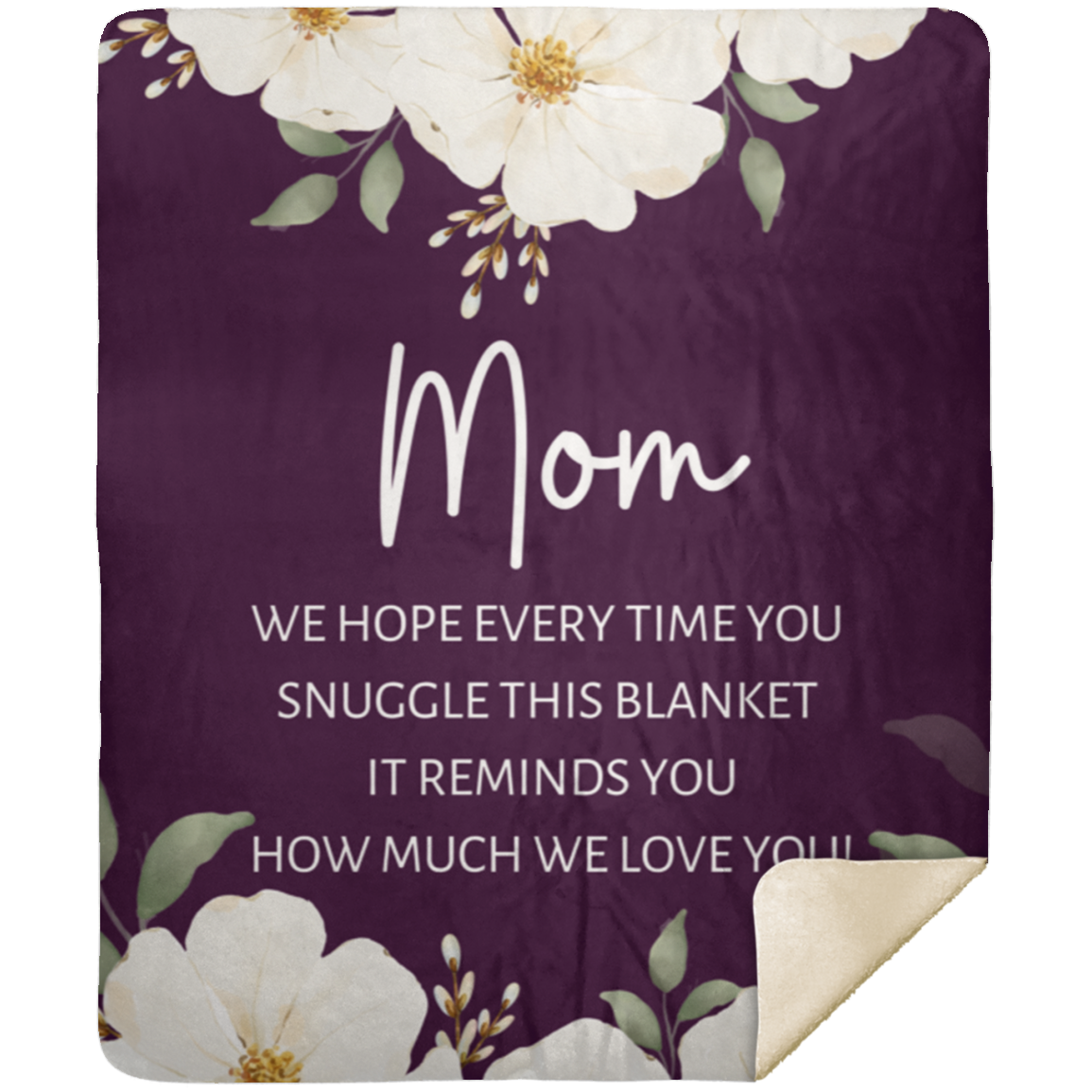 Mom's Flower Blanket | Mother's Day Gift