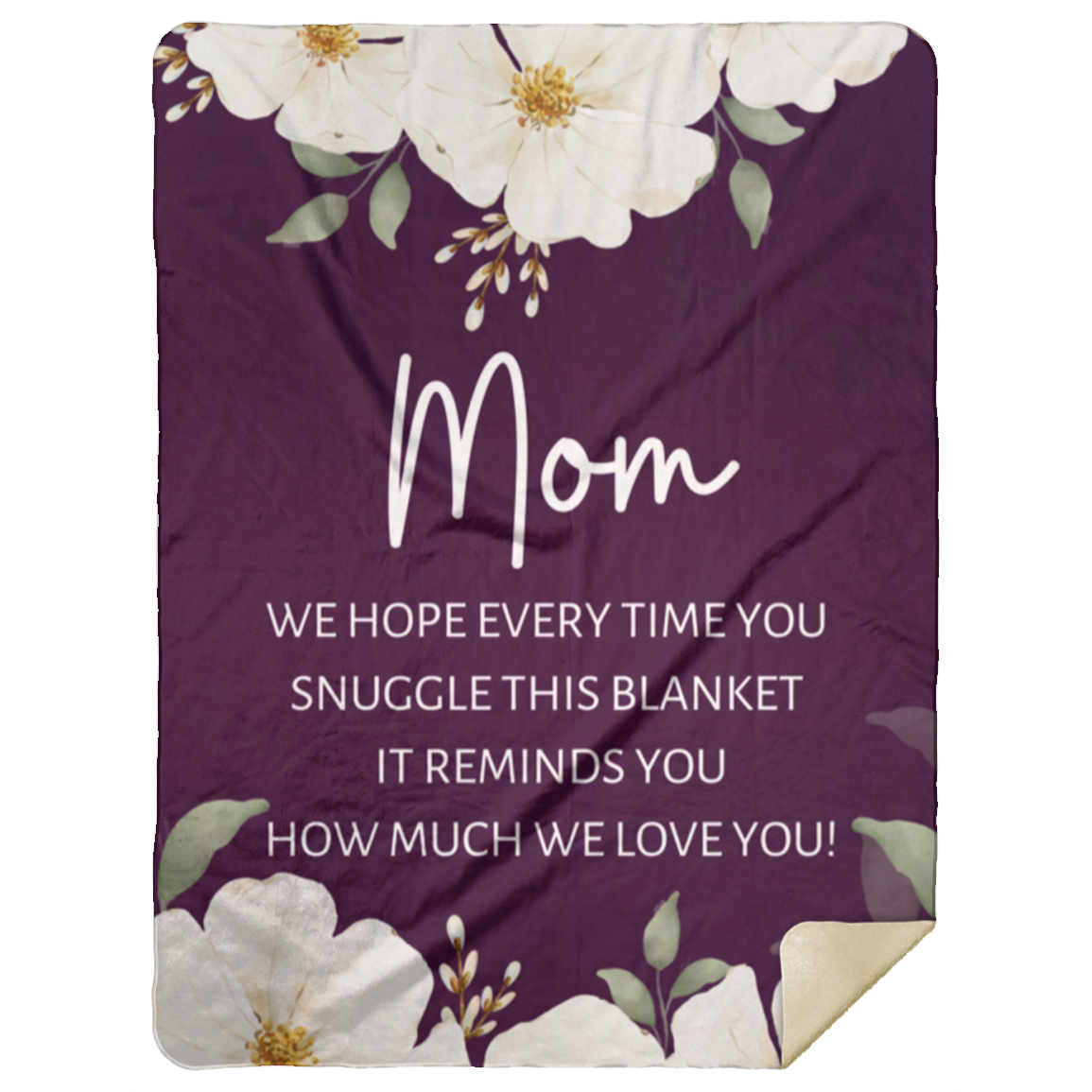 Mom's Flower Blanket | Mother's Day Gift