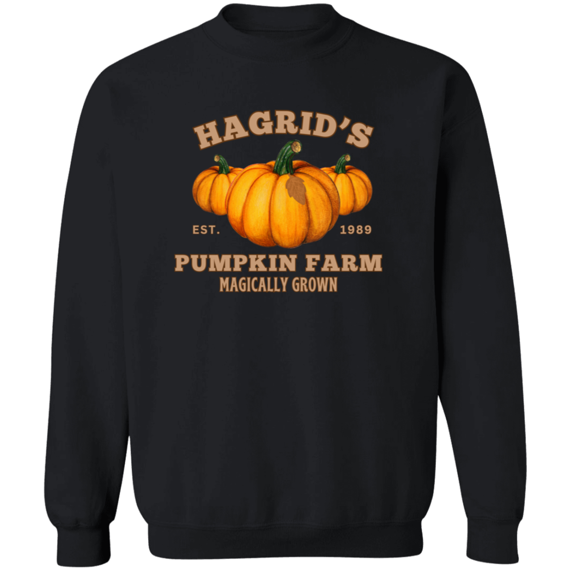 Hagrid's Pumpkin Farm  Crewneck Pullover Sweatshirt