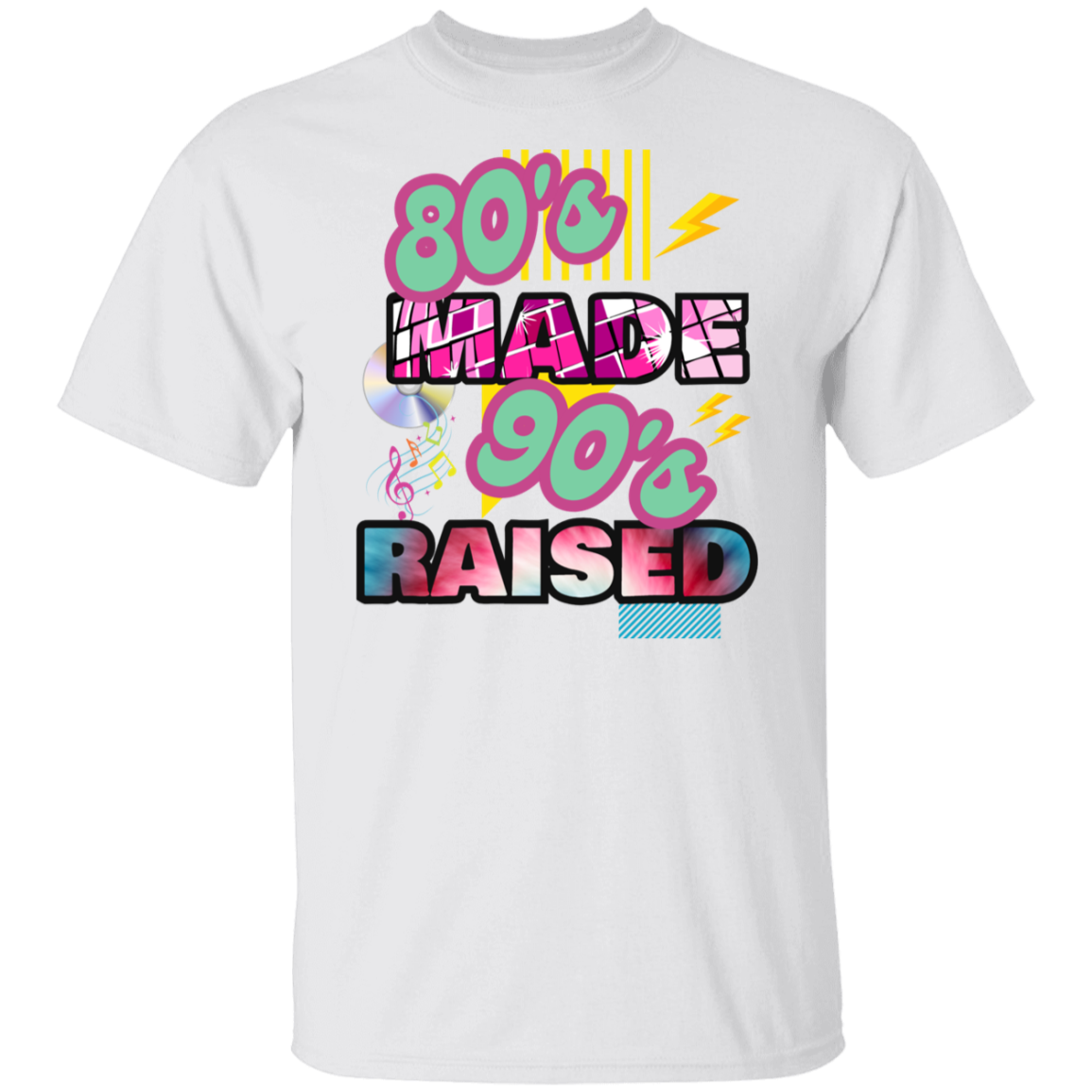 80'S MADE 90'S RAISED  5.3 oz. T-Shirt