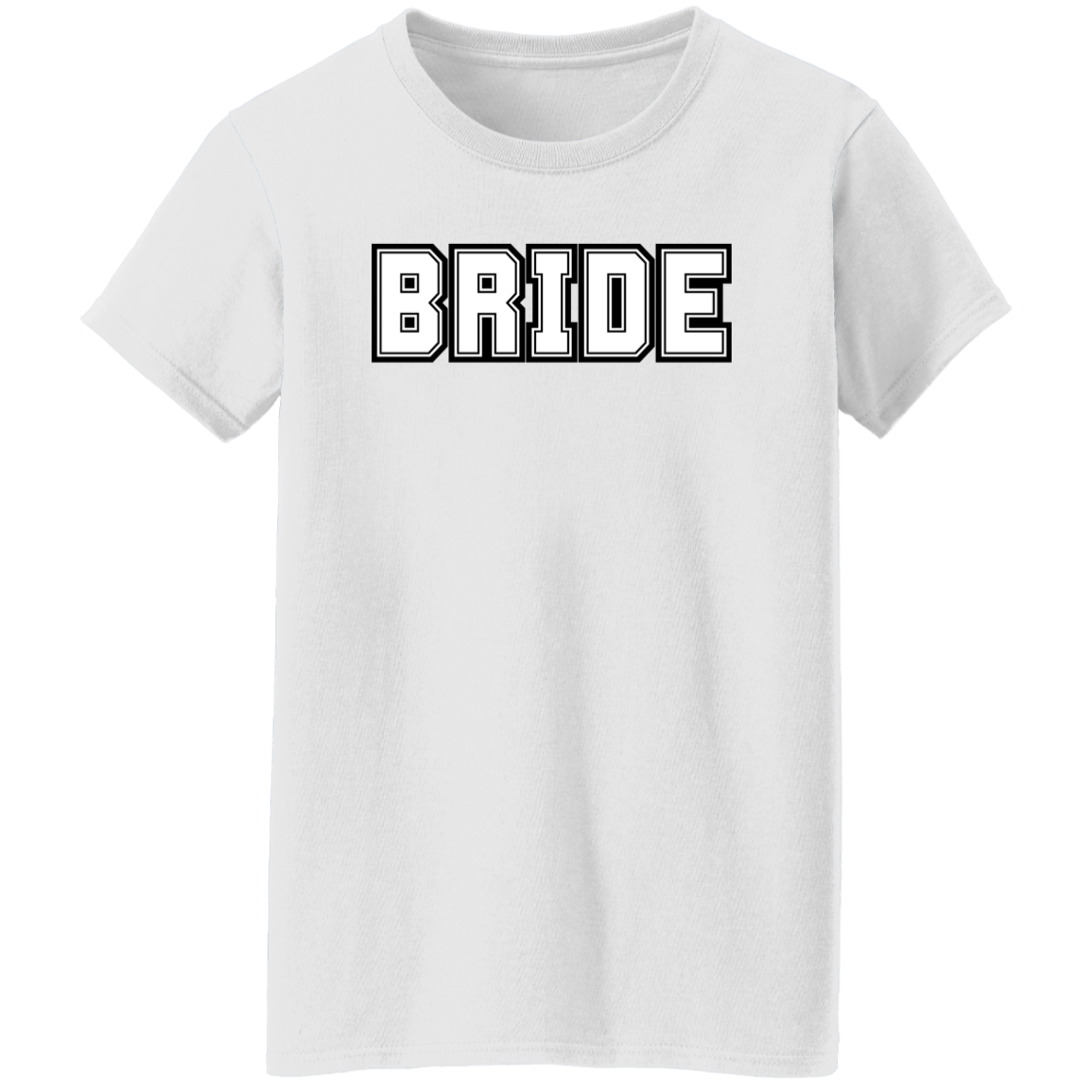 bride womans 2 Ladies' 5.3 oz. T-Shirt