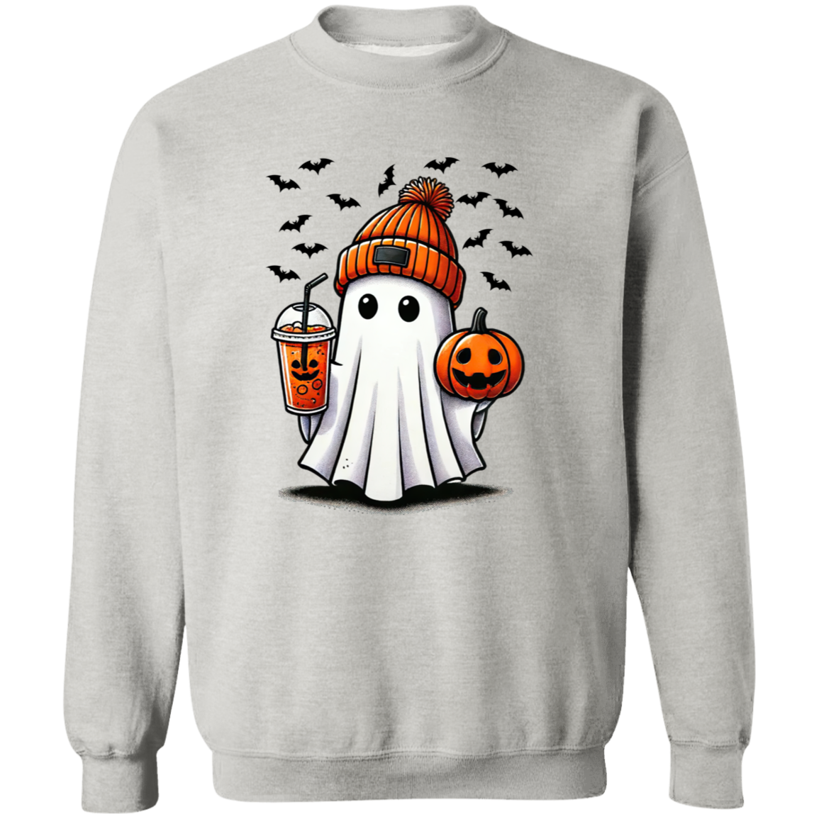 Ghost Coffee  Crewneck Pullover Sweatshirt