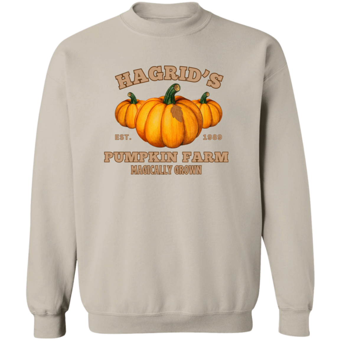 Hagrid's Pumpkin Farm  Crewneck Pullover Sweatshirt