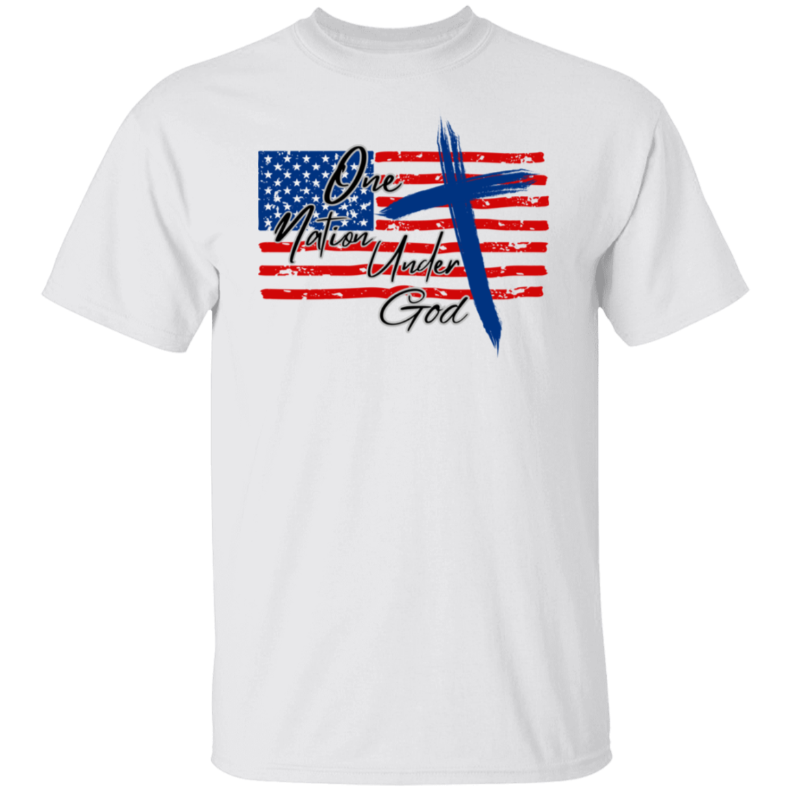 ONE NATION UNDER GOD 5.3 oz. T-Shirt