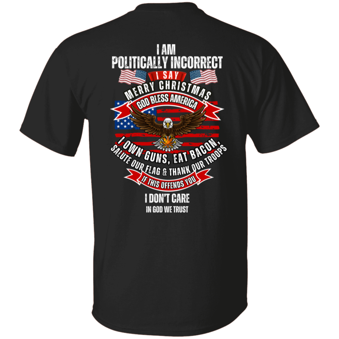 I AM POLITICALLY INCORRECT   5.3 oz. T-Shirt