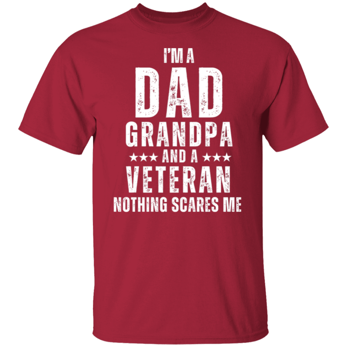 Dad, Grandpa, Veteran  5.3 oz. T-Shirt
