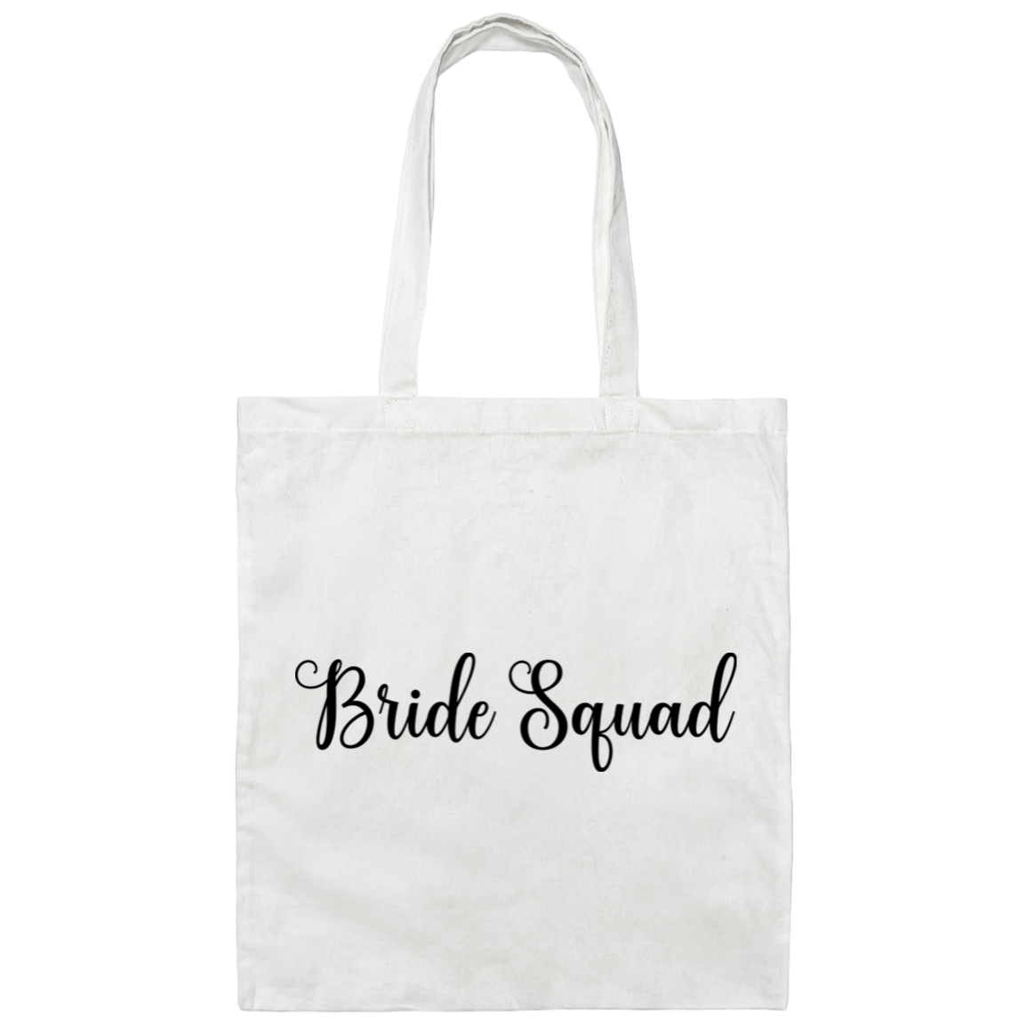 Bride Squad Canvas Tote Bag