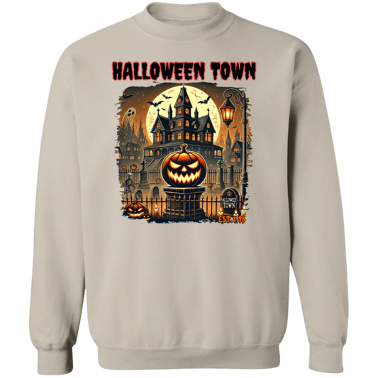 Halloween Town  Crewneck Pullover Sweatshirt