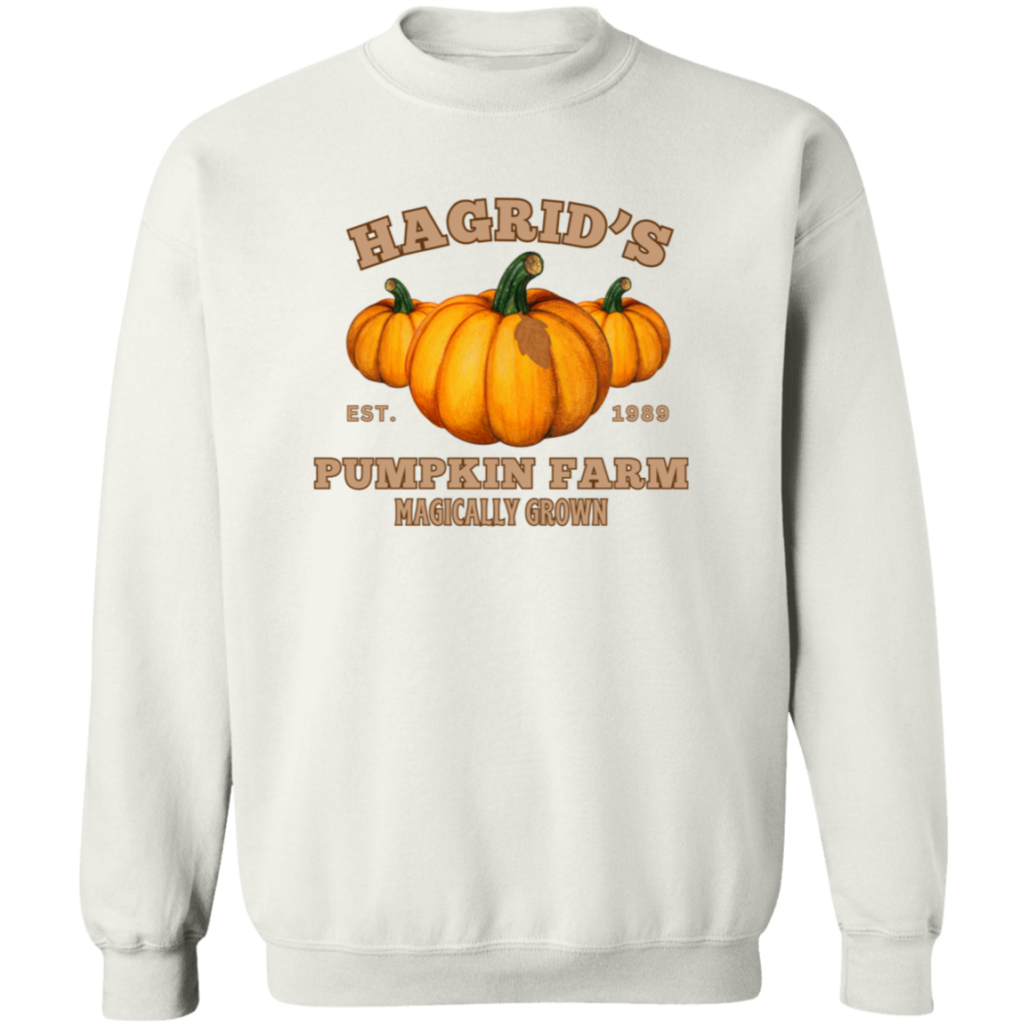 Hagrid's Pumpkin Farm  Crewneck Pullover Sweatshirt