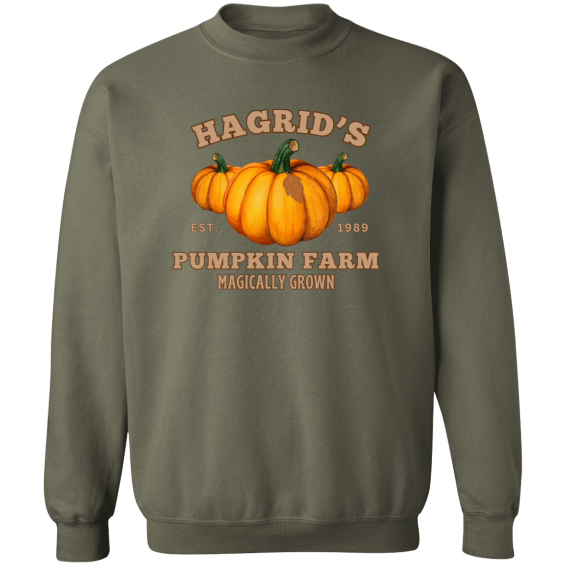 Hagrid's Pumpkin Farm  Crewneck Pullover Sweatshirt