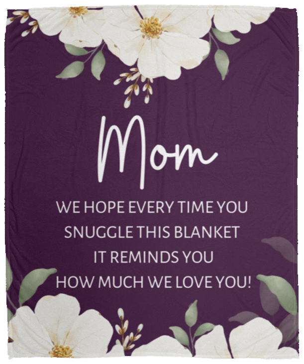 Mom's Flower Blanket | Mother's Day Gift