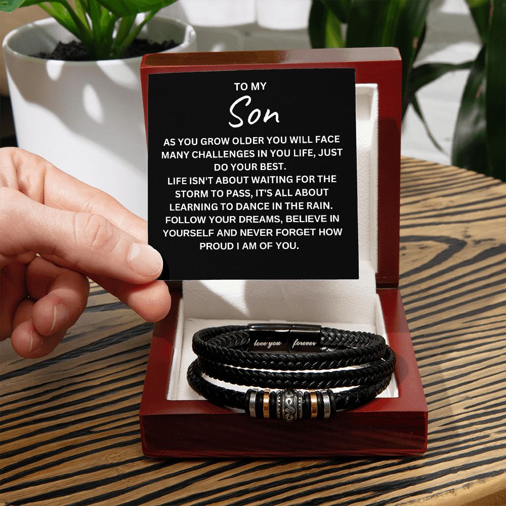 To My Son | Men's Love You Forever Bracelet