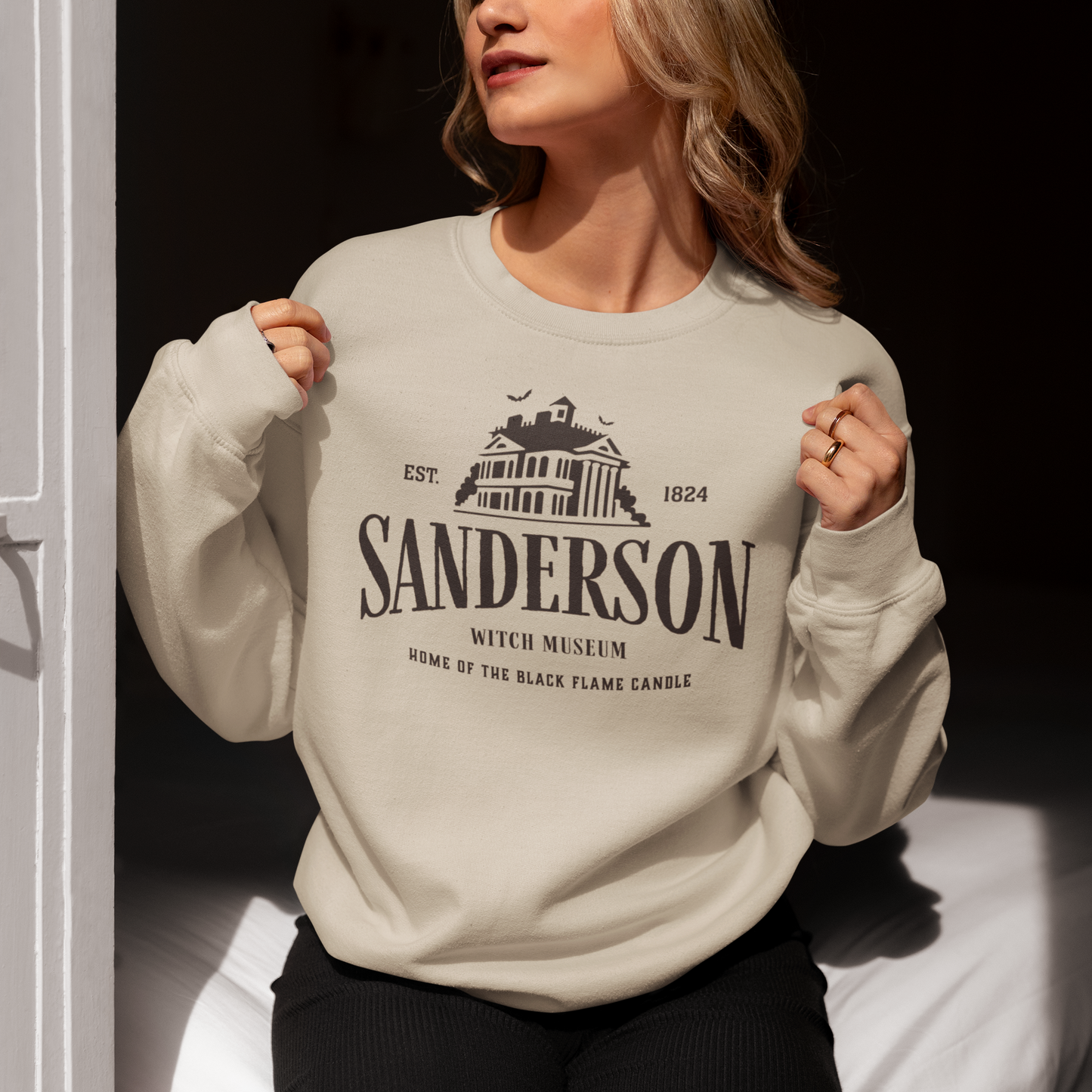 Sanderson Witch Museum  Crewneck Pullover Sweatshirt